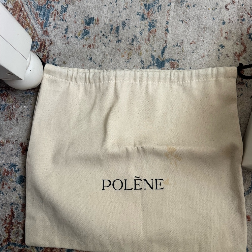 Polene Tan Leather Shoulder Bag - Picture 4 of 9